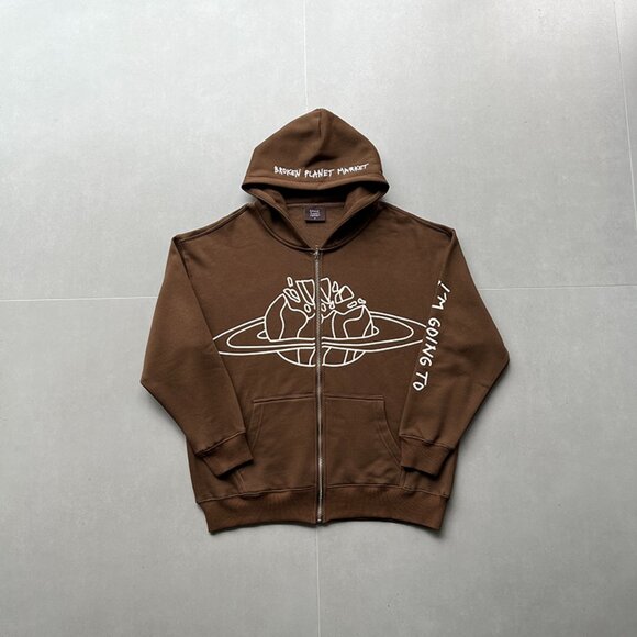 Broken Planet Market Arctic Zipup Hoodie